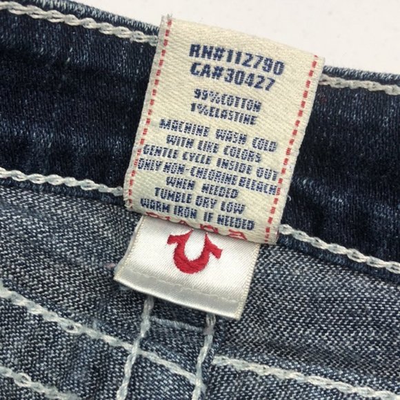 MADE IN USA 🇺🇸 VINTAGE TRUE RELIGION JULIE SKINNY JEANS 25x30 🇺🇸 - Picture 5 of 11